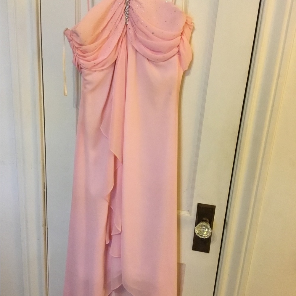 Pink prom dress